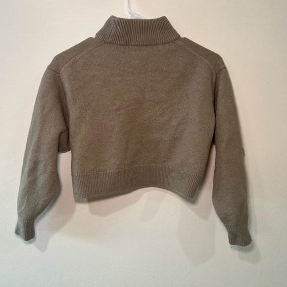 Wilfred Free Merino Wool Tan Turtleneck Sweater - Picture 2 of 4